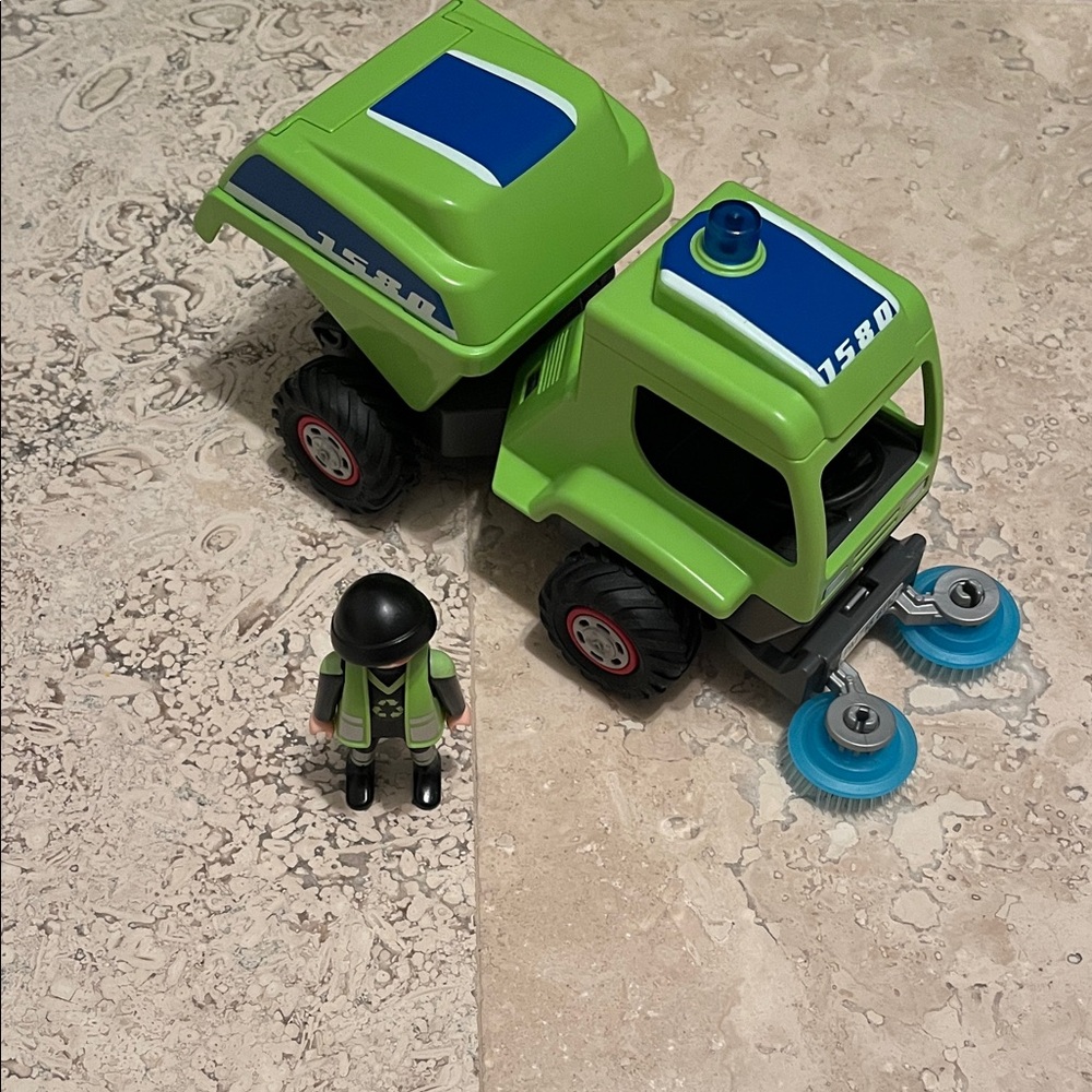 Playmobil Street Sweeper (6112) with Figure